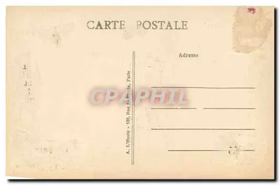 Ermenonville (Oise) — Caminhada no parque em direção à ilha dos Poplars — Editor: L'Hoste, Paris — Verso