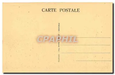 Uriage-les-Bains — Zamek. W tle, Twierdza Czterech Panów — Piękne Alpy Francuskie, nr 653 — Rewers