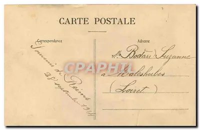 Reims — La Cathédrale — éditeur impr. sur la carte n°101 — Rewers