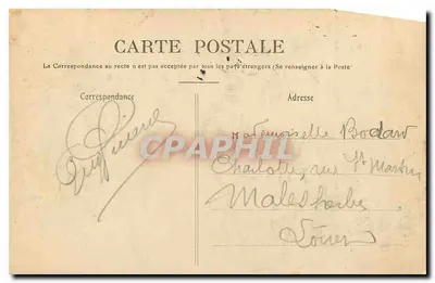 PARIS — A Porta Saint-Martin — A. R. — PICON — Verso
