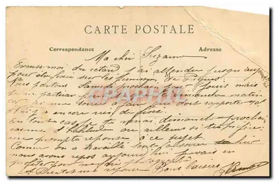 Châteauroux - Castelo Raoul — vista do castelo sobre o rio, editor Th.G, n° 501 — Verso