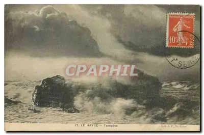 LE HAVRE — Tempestade — Coleção A. P., Le Havre