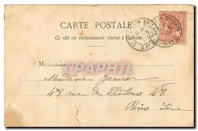 St-GERMAIN-EN-LAYE — Schody i Aleja Ludwika XIV — wydawca Miroult, St-Germain — Rewers