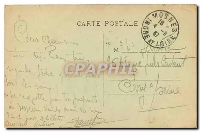 Mosnes (Loire) — Abside da Igreja (séculos XII, XV e XVII) — Edição Vachette — Verso