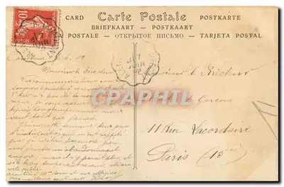 Bagnolles-de-l'Orne — L'Allée du Dante — ND Fot. — Achterkant