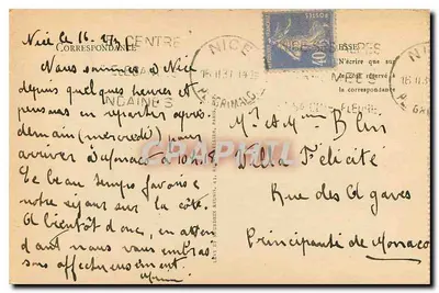 Nice - Ogólny widok i port - L.L. - nr 318 — Rewers