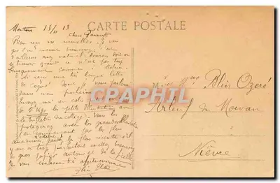 Widok z lotu nad Monako do San Remo — Wydawca E. Giletta, Photo-Nice, nr 4 — Rewers