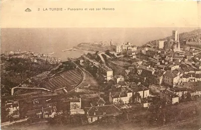 La Turbie - Panorama e vista sobre Mônaco — editor não identificado, n° de série 2