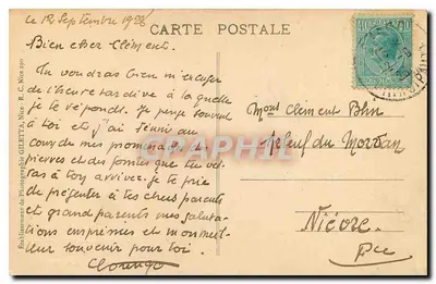 Monte-Carlo — Vista geral — Tiro aos pombos por um tiro do mar — Edição Gilelta, n° 745 — Verso