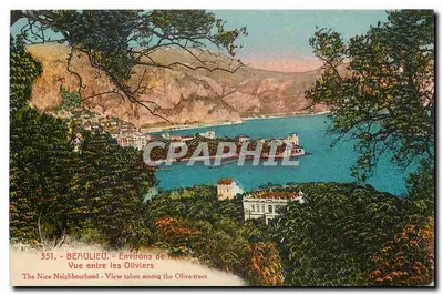 Beaulieu - Environs de Nice - Vista entre os Oliveiras — Edição Giletta, n°290