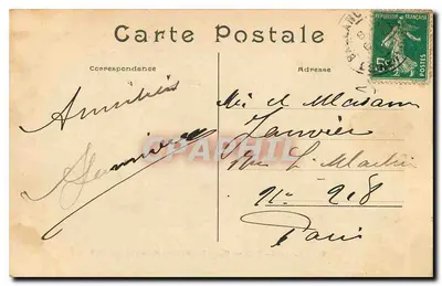 Ballancourt (S.-et-O.) — Os Rochos do Grand-Saussaye — Coleção Paul Allorge, Série C c 2 — Verso