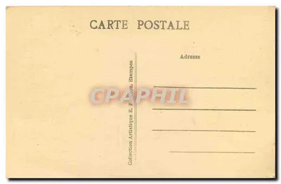 Bouray (S.-et-O.) — A Torre de Poquency — Collection Artistique E. Faimau, Étampes — Verso
