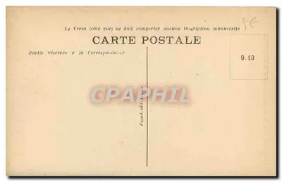 Toulon - A Bolsa e Câmara de Comércio — Fignard, edit. Toulon — Verso