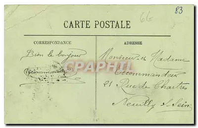 Toulon — Quai Cronstadt — Carré du Port, Courrier de Corse — LL. — Rewers