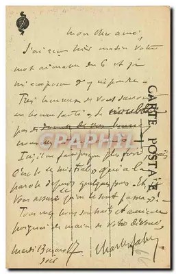 Toulon - Chemin du Fort, Cap Brun — éditeur non identifié — Verso