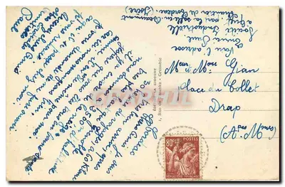 Grenoble — Teleferyk — Wydawca La Cigogne, n°16 — Rewers