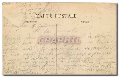 L'ARGONNE — Ruínas de Avocourt — HAB, n°7 — Verso
