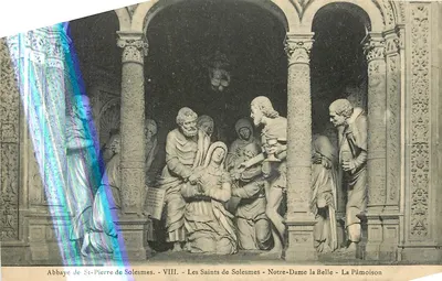 Abadia de St-Pierre de Solesmes - VIII - Os Santos de Solesmes - Nossa Senhora a Bela - A Pâmoison