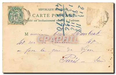 Fort St André w Villeneuve-lès-Avignon — Zamek St André został wybudowany w formie, w jakiej jest dziś i jak widzimy tutaj w 1367 roku za pozwoleniem króla Jana, syna Filipa z Valois. — Rewers