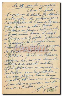 Dieppe. Przybycie statku pasażerskiego na jetées — L.V. & Cie, nr 2197 — Rewers