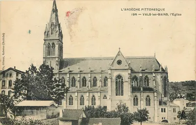 Vals-les-Bains, a Igreja — A ARDÈCHE PITTORESQUE — editor Anbenaus (Ardèche)
