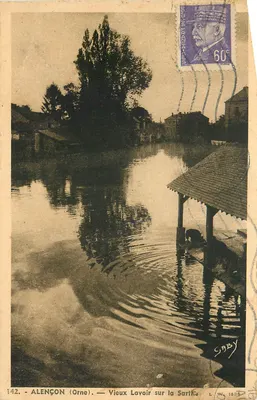Alençon (Orne) — Velho Lavatório na Sarthe — Edição Gaby, n° 142