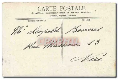 Paris - O Novo Ópera Comique & a Praça Boieldieu — Amizade, Bonnet — Verso