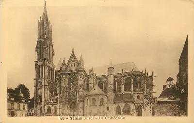 Senlis (Oise) - A Catedral — Editor J.P. n°80