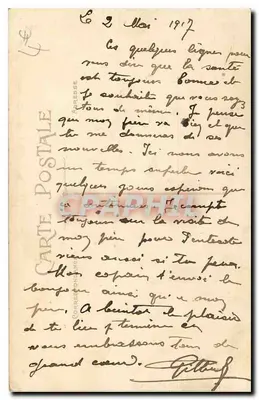 LYON — Most Środkowy i nabrzeże Gaillleton — Carrter, wyd., model zarejestrowany — Rewers
