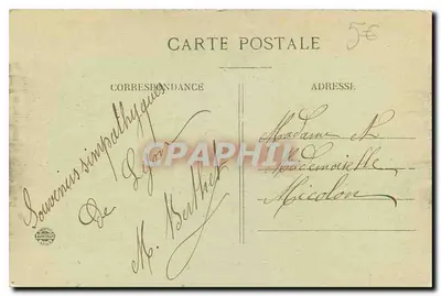 LYON — Praça dos Jacobinos e Rue Centrale — E.R. — Verso