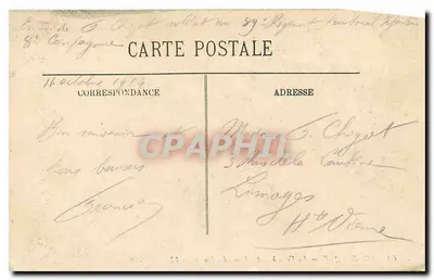 Dunkerque — Ex-Votos w Kościele Najświętszej Maryi Panny z Piasków — LL. n°69 — Rewers