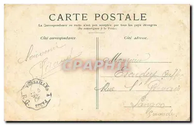 Paris — A coluna da Bastilha — editor não visível — Verso