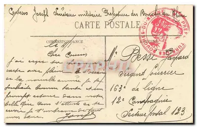 Marseille — La Cannebière — Compagnie de Navigation Mixte et hôtel Picon — Rewers