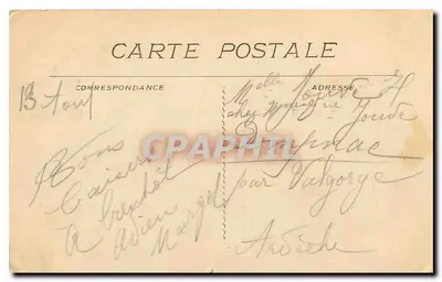 Marseille - Gara Saint-Charles (Przyjazd) — wydawca L. n° 95 — Rewers