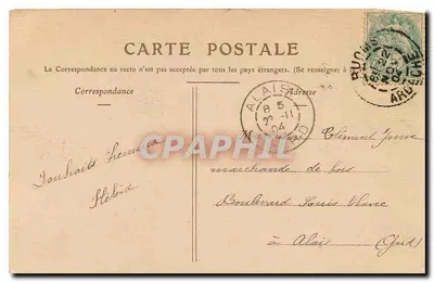 Vallon — Most Arc — Zbiór Émile Beaumel, Vallon — Rewers
