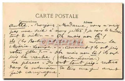 Catedral de Reims — Incendio durante el bombardeo — Editor ELD, n°3 — Reverso
