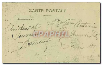 Soissons — A Ponte dos Ingleses — bombardeada — 1914-17 — Verso