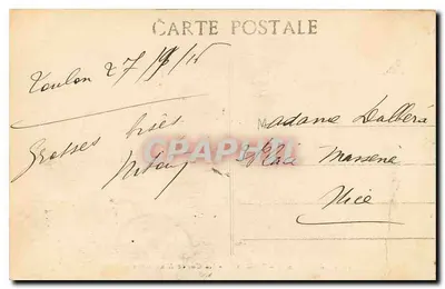 Côte d'Azur - TOULON - De Generaal Mérici — Achterkant