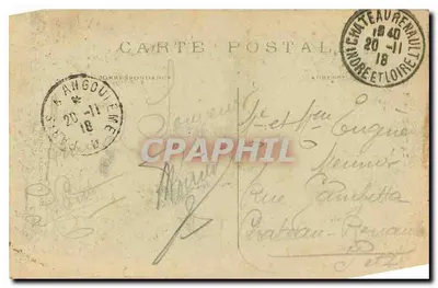 Paryż — Panthéon — Wydawca L. D. (L. D. ?) — Rewers