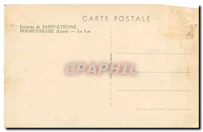 Rochetaillée (Loire) — O Lago — Editor C. Macon — Verso