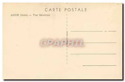 Auch (Gers) — Vista Geral — CÔNÉRES IMP. MACON — Verso