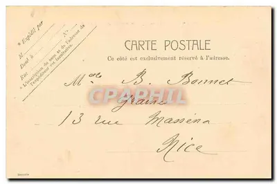 Parigi - La Chiesa della Madeleine — Editore Édouard, n° 5004 — Verso
