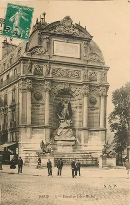 Paryż — Fontaine Saint-Michel — S.A.P. n°39
