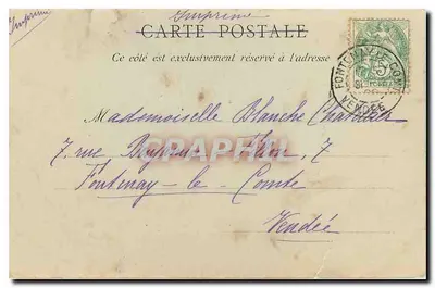 Cauterets - Most Hiszpański — wydawca D. T., Lourdes, n° 91 — Rewers