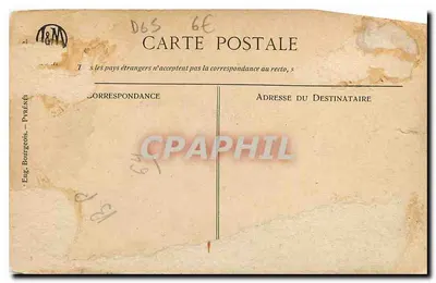 Bourgeois — Pireneje — wydawca Baux-Bourges n°28 — Rewers