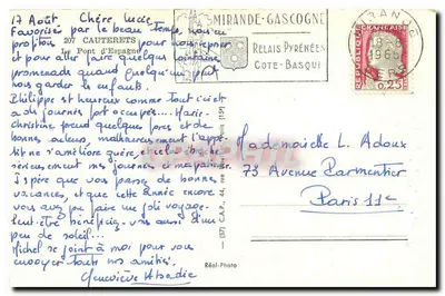 Most Hiszpański — Cauterets — Cap — Rewers