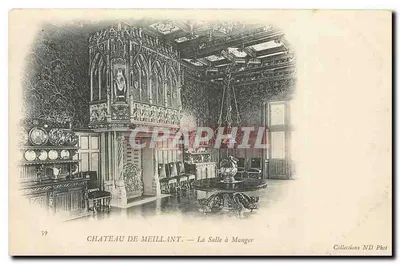 Castelo de Meillant — A Sala de Jantar — Coleções ND Phot