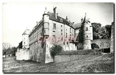 Castelo de Châteauneuf-sur-Cher — fachada sudoeste — Edições de Clermont-Ferrand