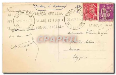 Palazzo di FONTAINEBLEAU — La Sala del Trono — Editore non identificato, n° 29 — Verso