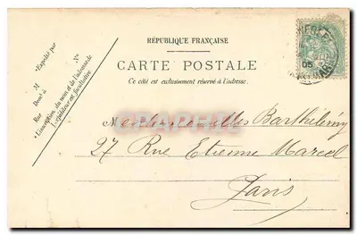 Pałac w Fontainebleau — Jezioro Karpów i Muzeum Chińskie — L. Ménard, fot.-wyd., Fontainebleau — Rewers